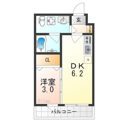 THE GARNET SUITE RESIDENCE 西院Ⅱの物件間取画像